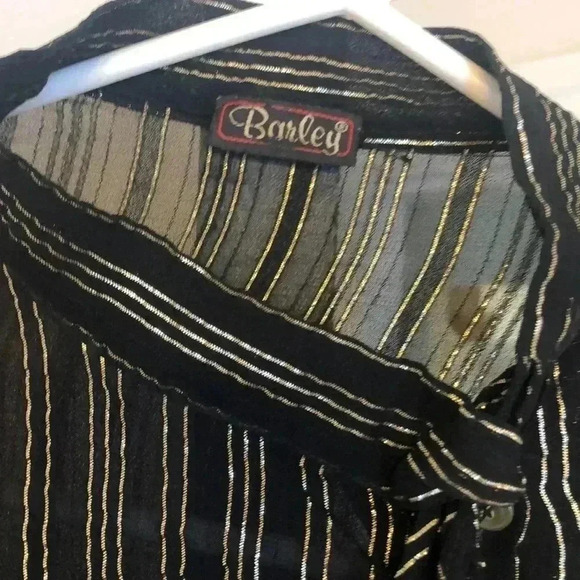 Vintage glittery sheer top - Picture 2 of 8